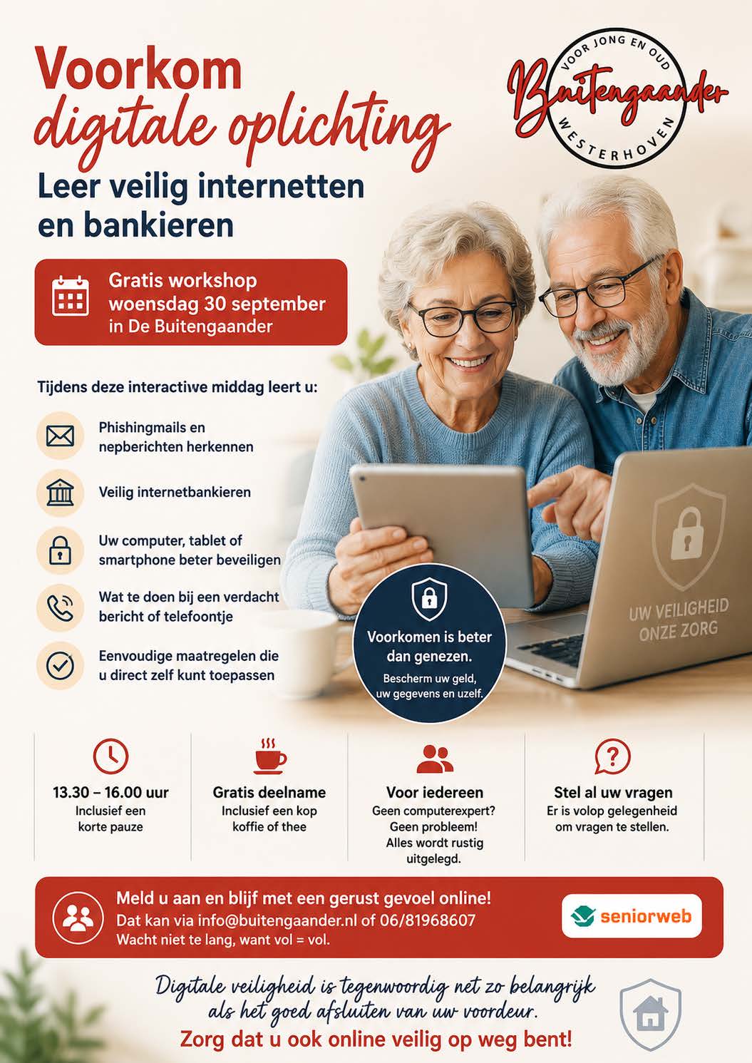 Voorkom digitale oplichting